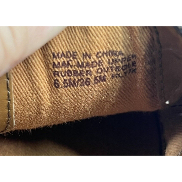 Michael Kors Womens Brown Gold Sneakers Size 6.5 3D Lola Flowers Slip On - Picture 6 of 14